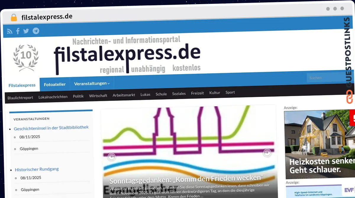 Publish Guest Post on filstalexpress.de