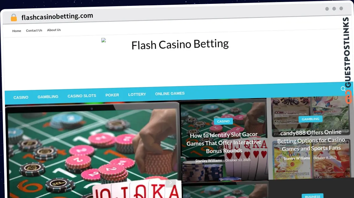 Publish Guest Post on flashcasinobetting.com