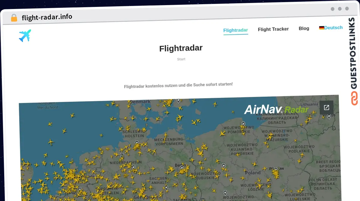 Publish Guest Post on flight-radar.info