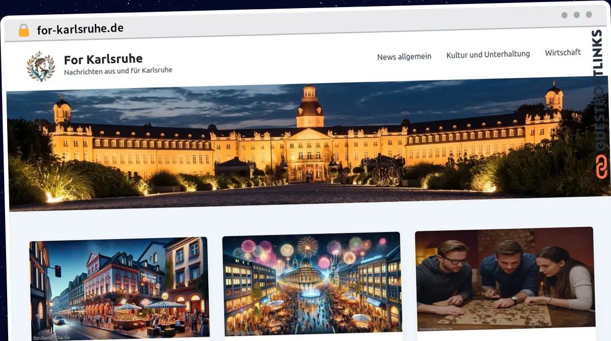 Publish Guest Post on for-karlsruhe.de