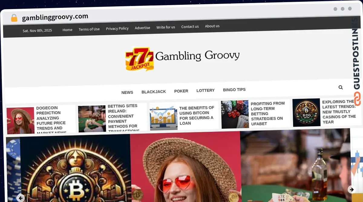 Publish Guest Post on gamblinggroovy.com