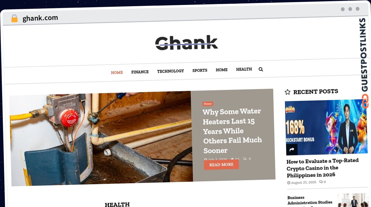 Publish Guest Post on ghank.com