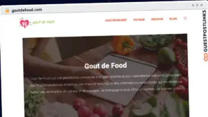 Publish Guest Post on goutdefood.com