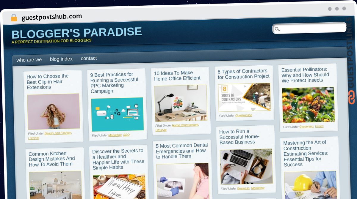Publish Guest Post on guestpostshub.com