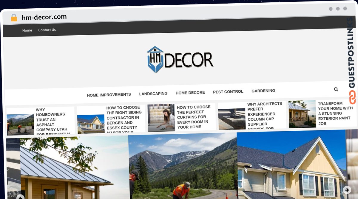 Publish Guest Post on hm-decor.com