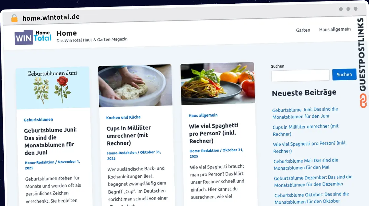Publish Guest Post on home.wintotal.de