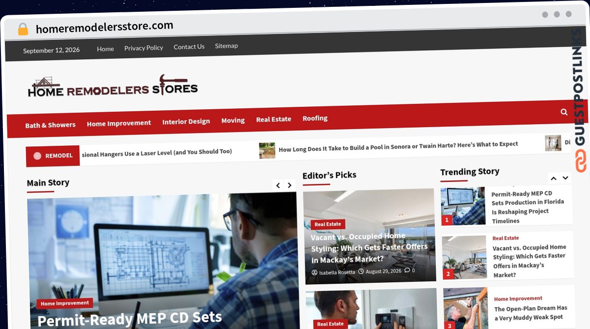 Publish Guest Post on homeremodelersstore.com