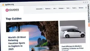 Publish Guest Post on iguides.org