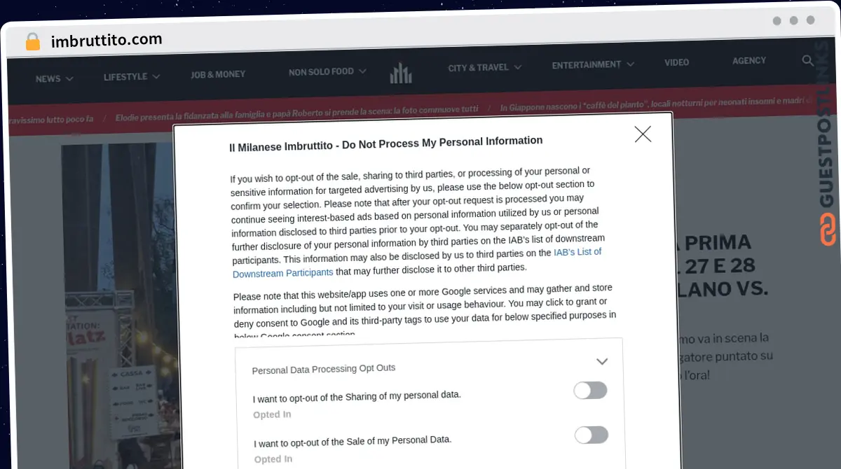 Publish Guest Post on imbruttito.com
