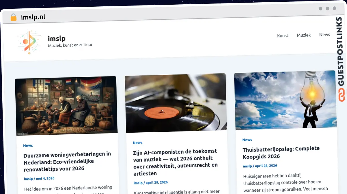 Publish Guest Post on imslp.nl