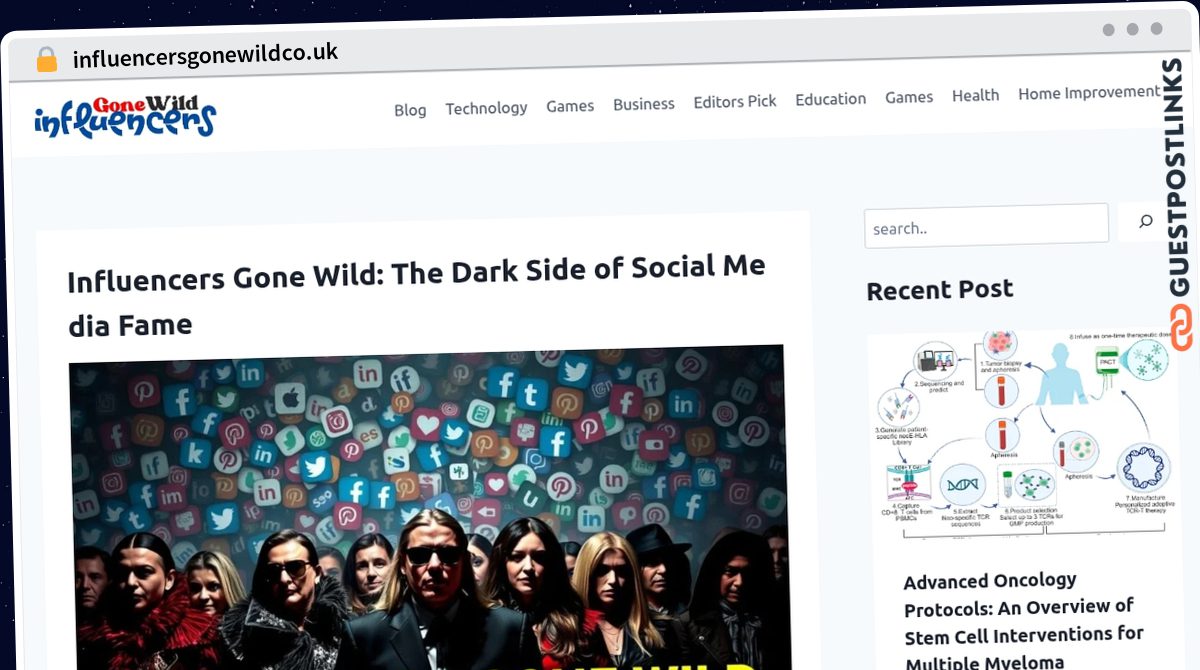 Publish Guest Post on influencersgonewildco.uk