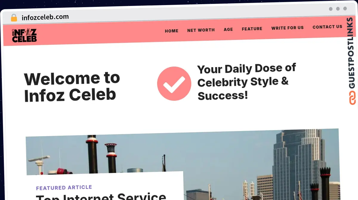 Publish Guest Post on infozceleb.com