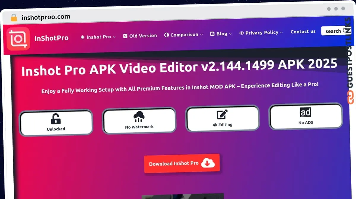 Publish Guest Post on inshotproo.com