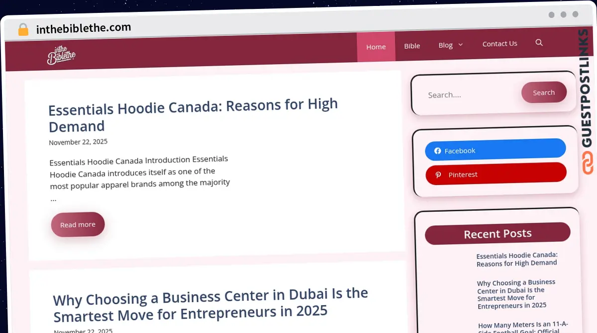 Publish Guest Post on inthebiblethe.com