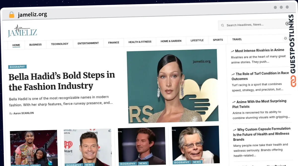 Publish Guest Post on jameliz.org