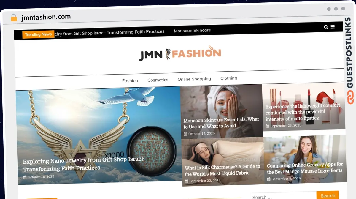 Publish Guest Post on jmnfashion.com