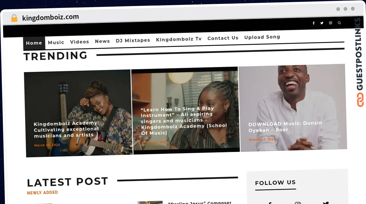 Publish Guest Post on kingdomboiz.com