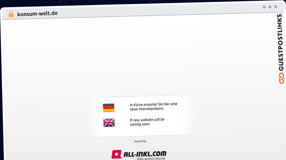 Publish Guest Post on konsum-welt.de
