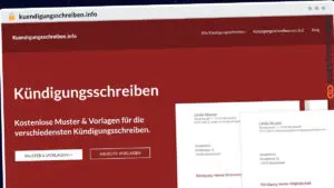 Publish Guest Post on kuendigungsschreiben.info