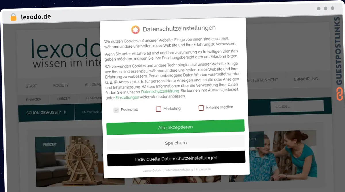 Publish Guest Post on lexodo.de