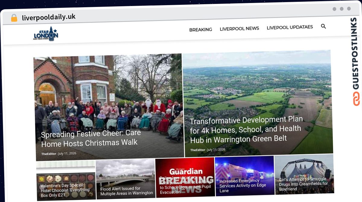 Publish Guest Post on liverpooldaily.uk
