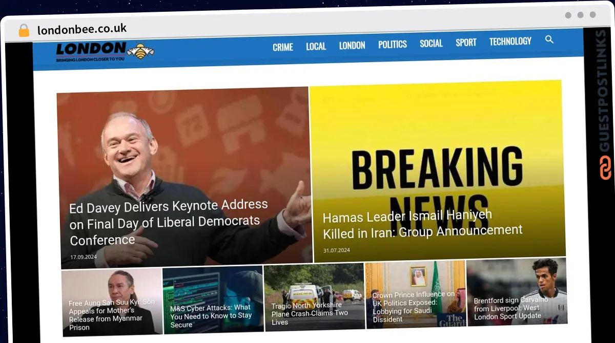 Publish Guest Post on londonbee.co.uk