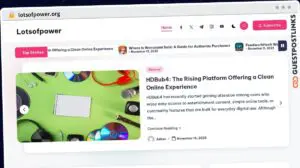 Publish Guest Post on lotsofpower.org