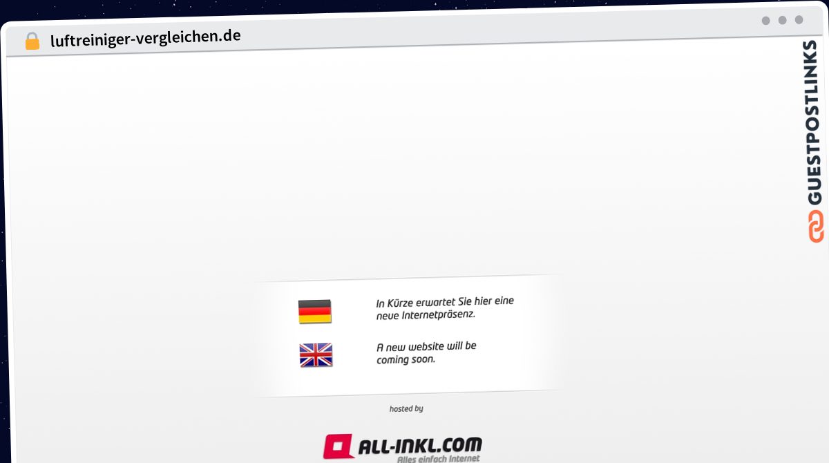 Publish Guest Post on luftreiniger-vergleichen.de