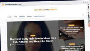 Publish Guest Post on luxuriantfashion.com