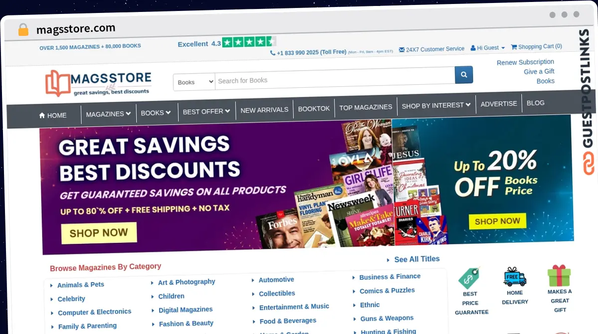 Publish Guest Post on magsstore.com