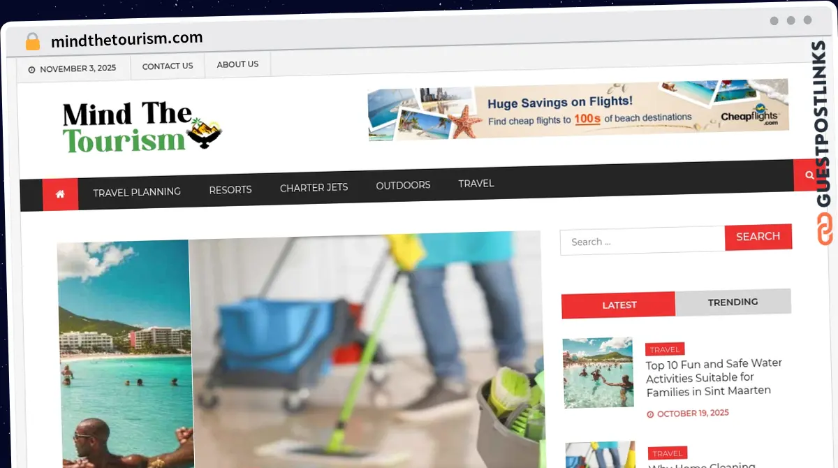 Publish Guest Post on mindthetourism.com