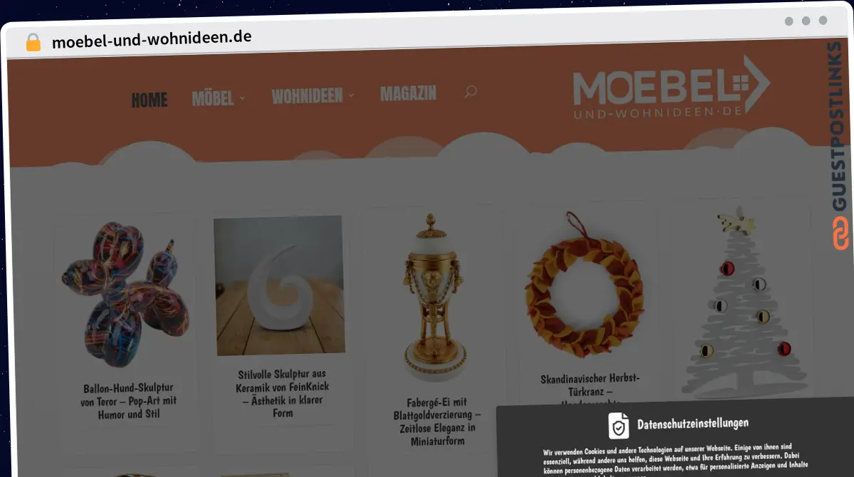 Publish Guest Post on moebel-und-wohnideen.de