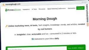 Publish Guest Post on morningdough.com
