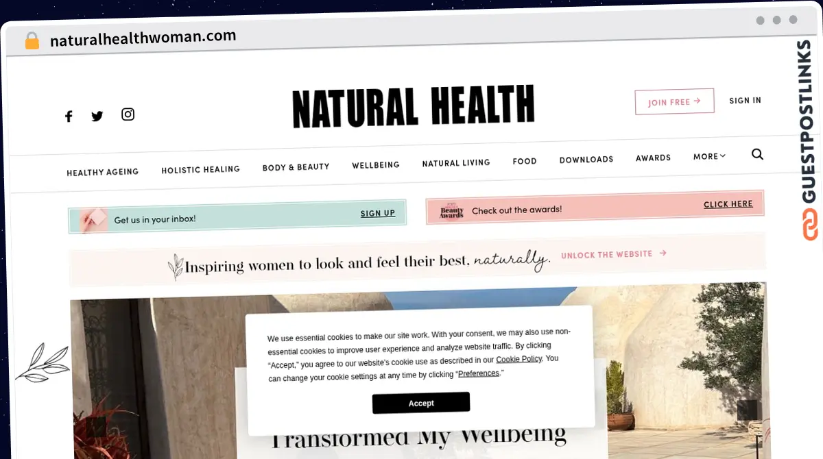 Publish Guest Post on naturalhealthwoman.com