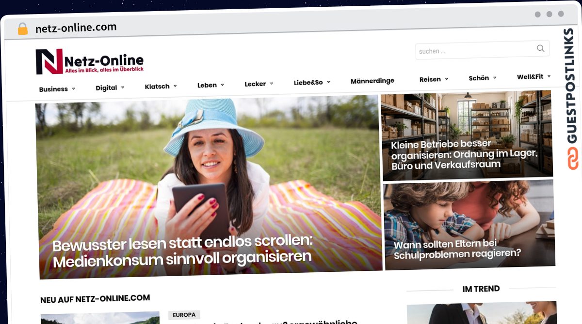 Publish Guest Post on netz-online.com