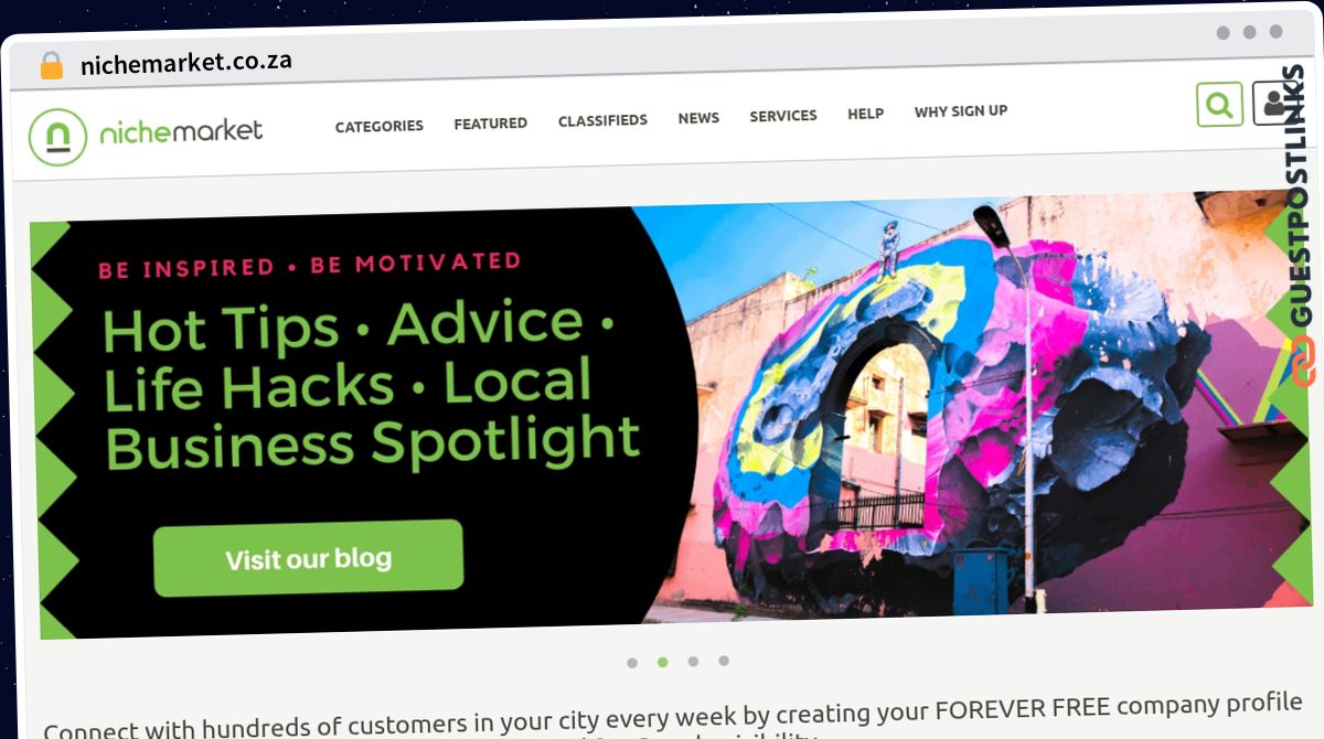 Publish Guest Post on nichemarket.co.za