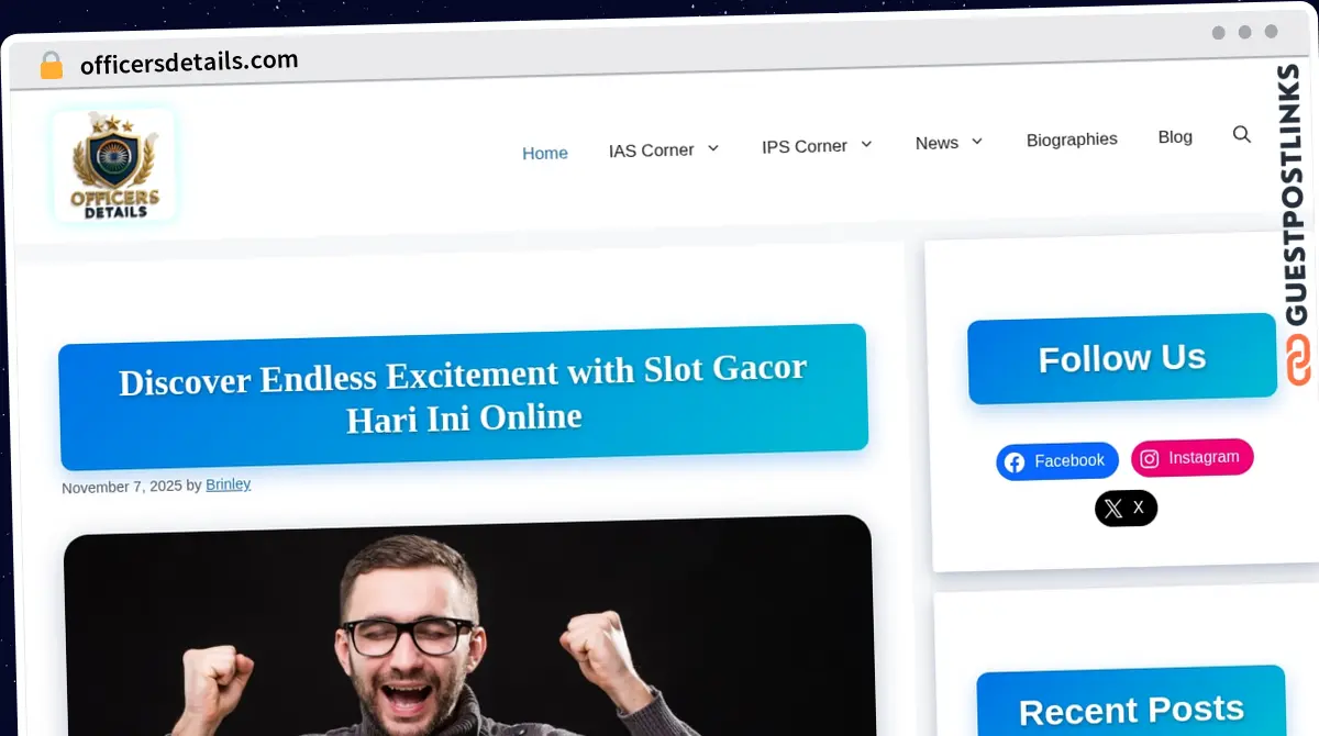 Publish Guest Post on officersdetails.com