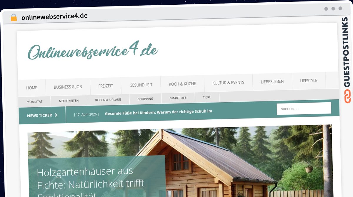Publish Guest Post on onlinewebservice4.de