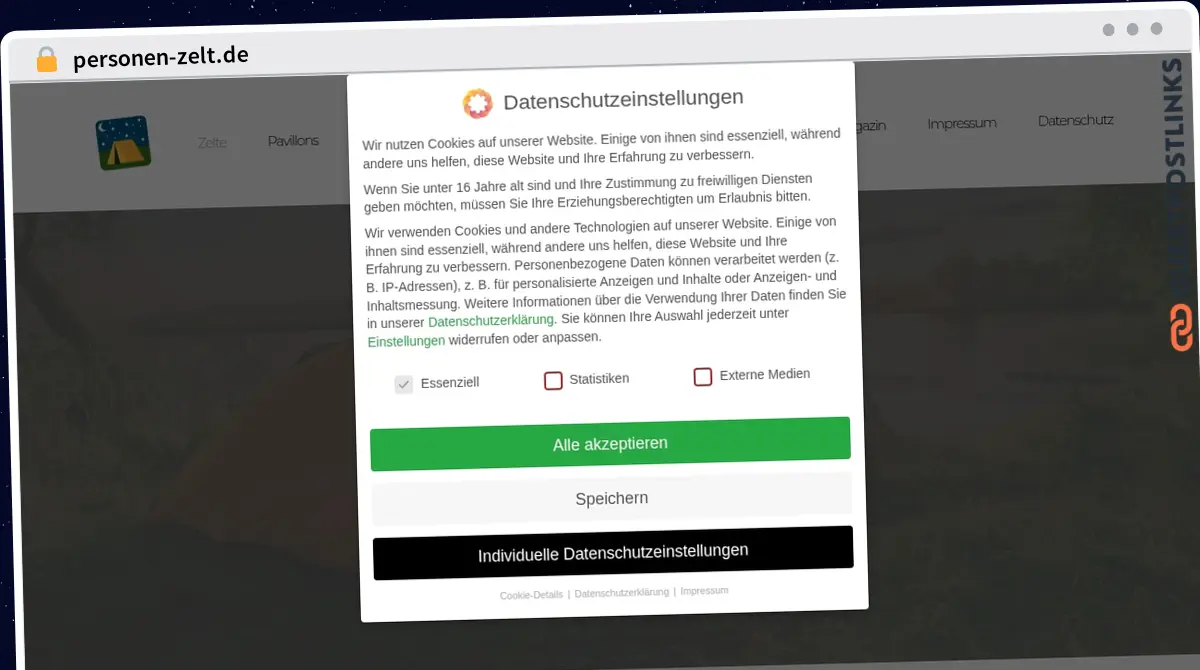 Publish Guest Post on personen-zelt.de