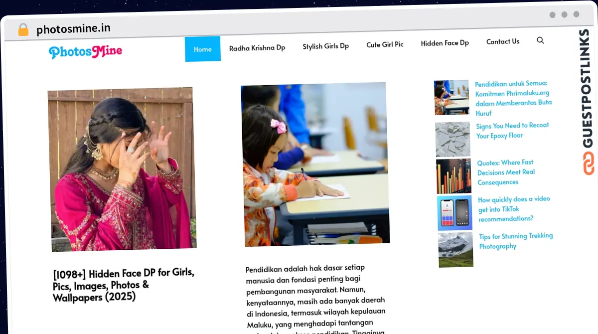 Publish Guest Post on photosmine.in