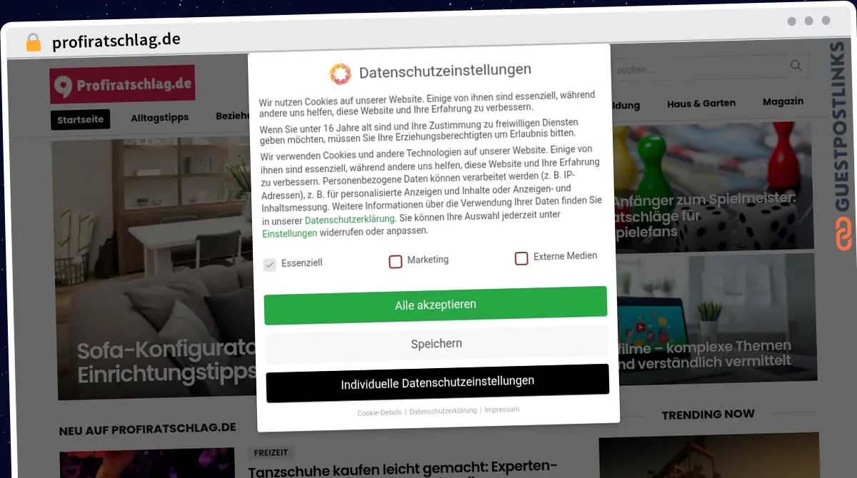 Publish Guest Post on profiratschlag.de