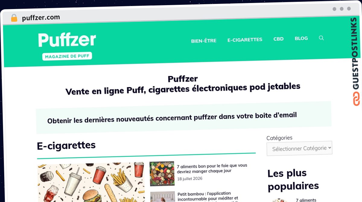 Publish Guest Post on puffzer.com