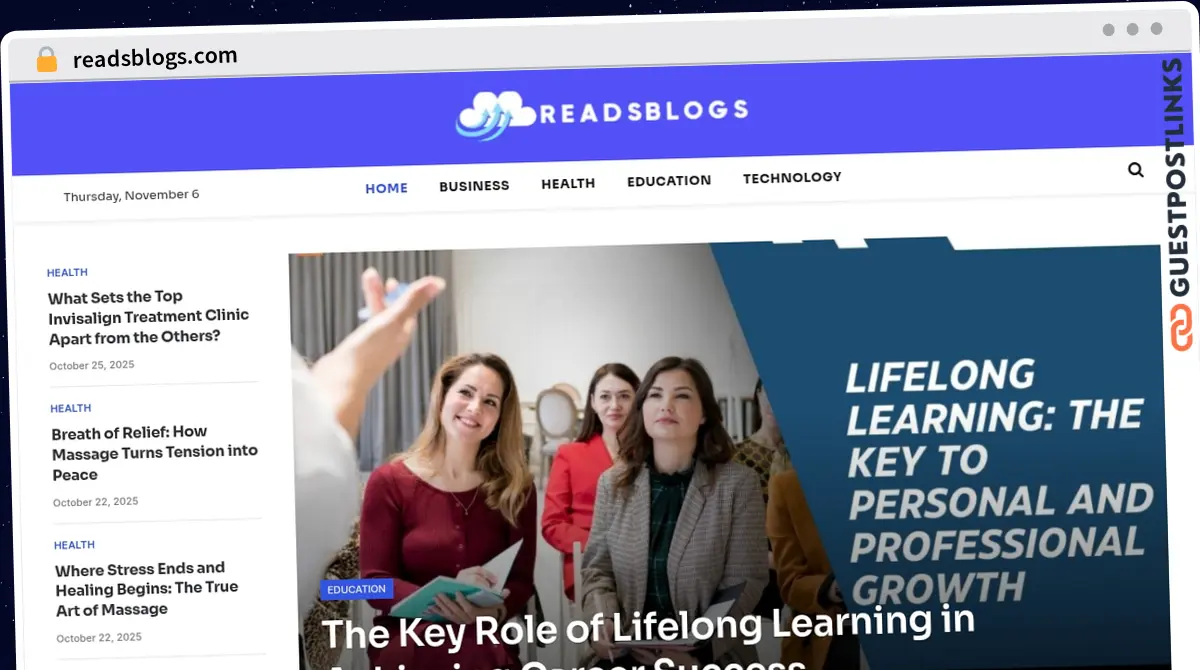 Publish Guest Post on readsblogs.com