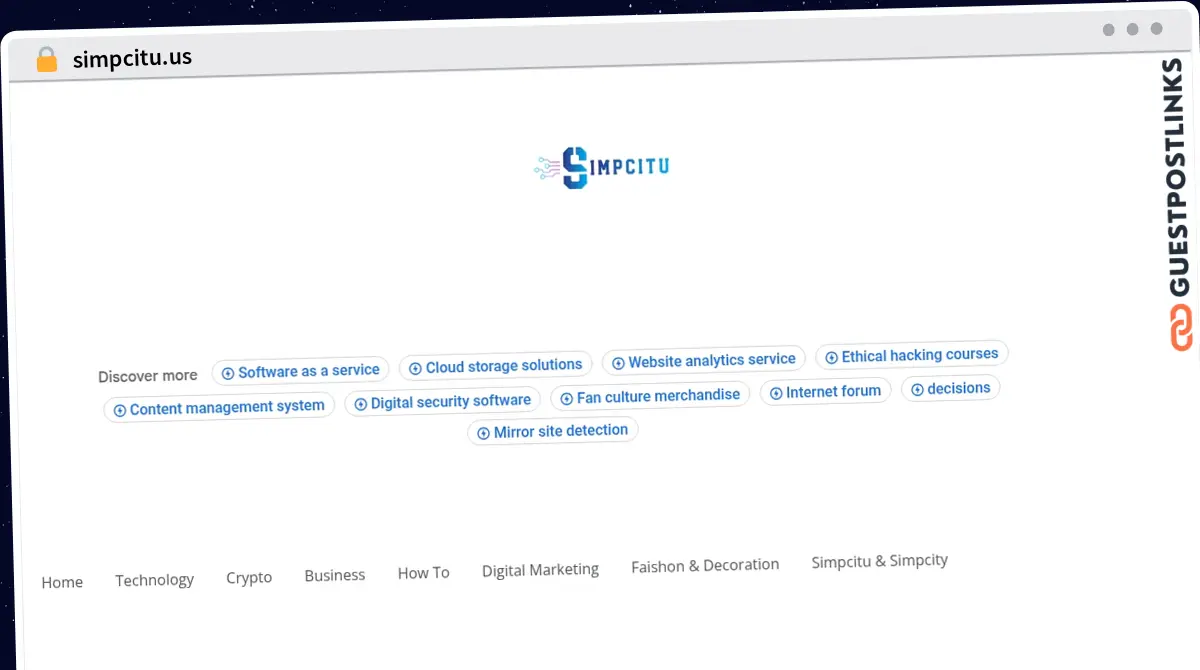 Publish Guest Post on simpcitu.us