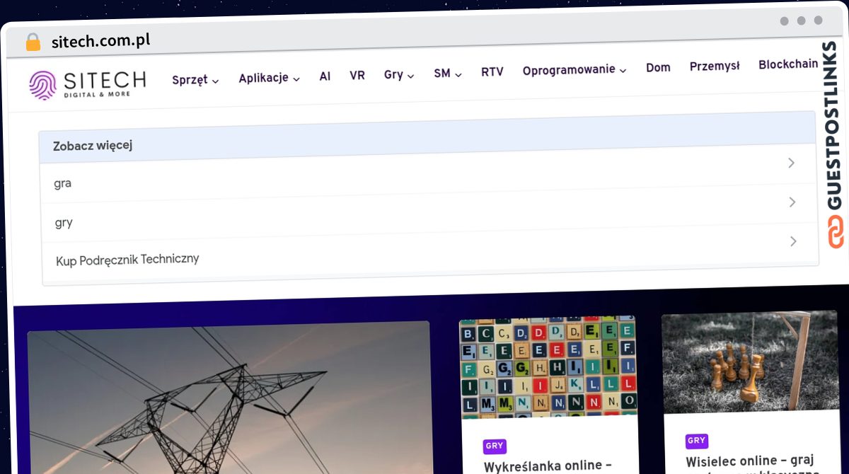 Publish Guest Post on sitech.com.pl