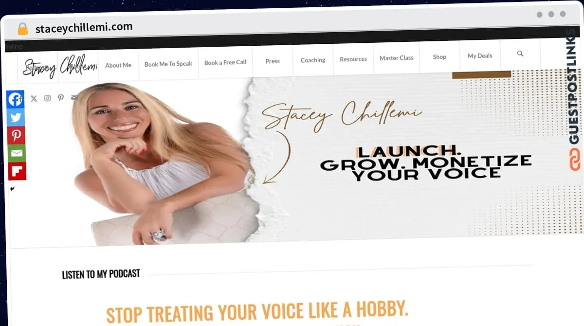 Publish Guest Post on staceychillemi.com