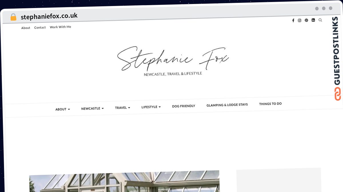 Publish Guest Post on stephaniefox.co.uk