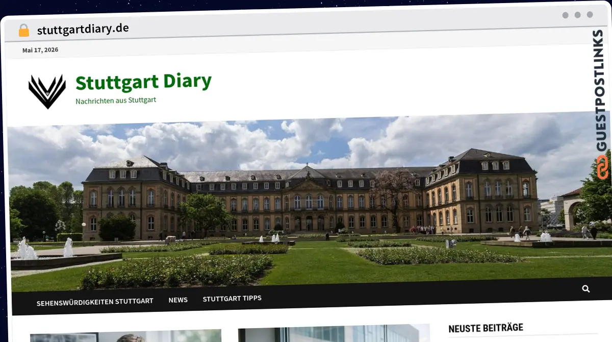Publish Guest Post on stuttgartdiary.de
