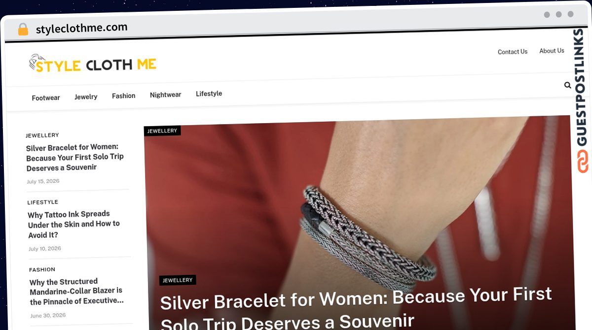 Publish Guest Post on styleclothme.com