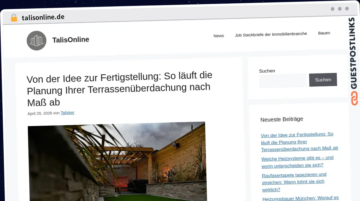 Publish Guest Post on talisonline.de